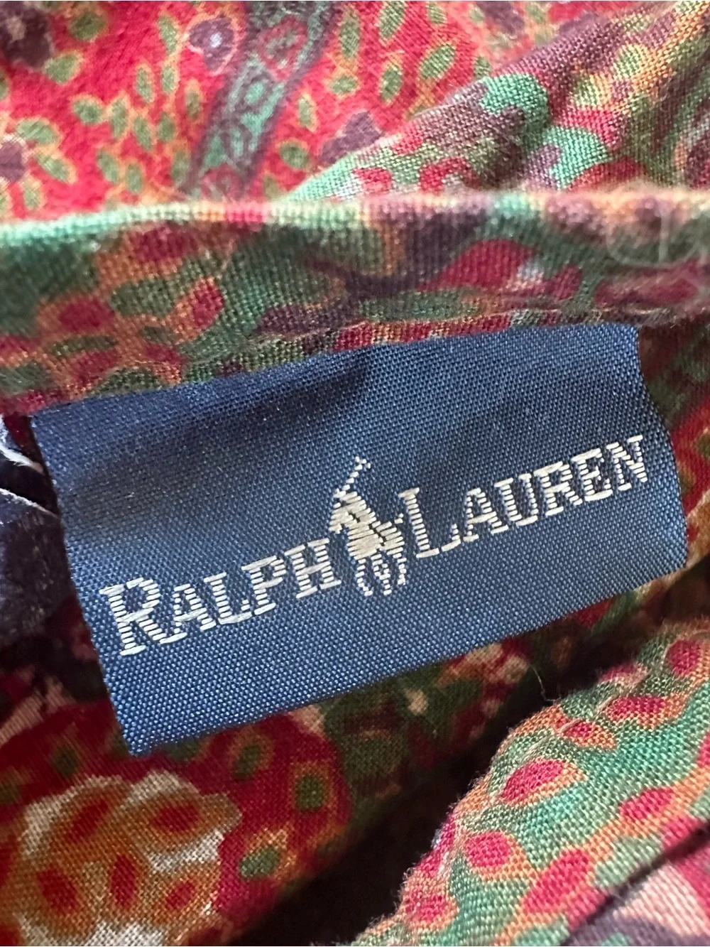 Vintage Ralph Lauren 100% Cotton Ruffled Pillow Cases
